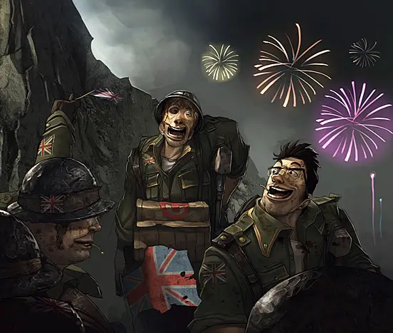 victory illustration art example
