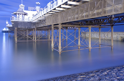 beneath the Pier long exposure example