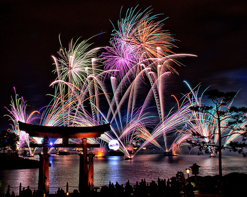 disney illuminations long exposure example