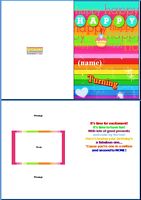Kids Card:Stripes Example