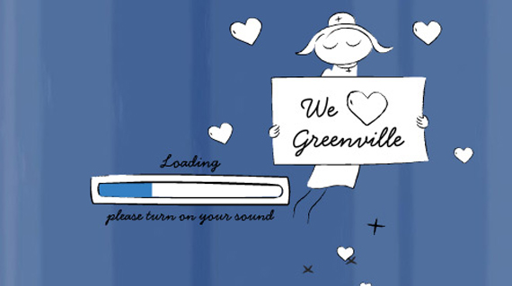 happy in green ville flash preloader example