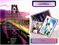 travel leaflet example