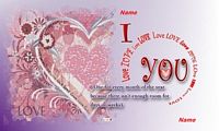 love you all the year card example