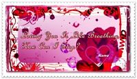 red heart love you card example